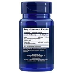 Life Extension BioActive Folate & Vitamin B12 Capsules