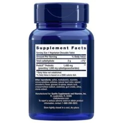 Life Extension FLORASSIST Prebiotic Chewable Strawberry Tablets