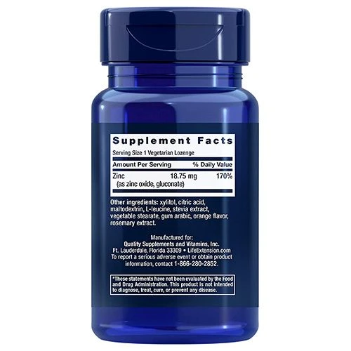 Life Extension Enhanced Zinc Lozenges - Image 2