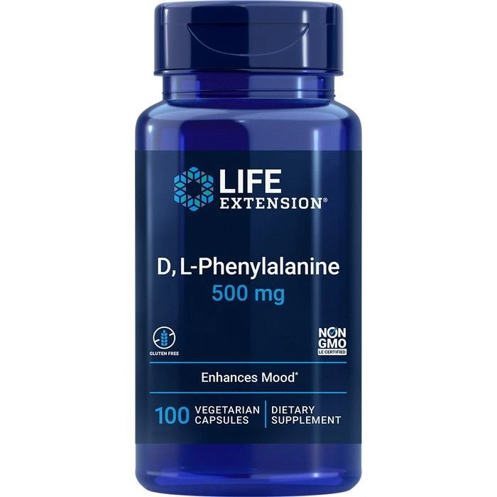 Life Extension D, L-Phenylalanine Capsules - Image 2