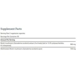 Life Extension Reishi Extract Mushroom Complex Capsules