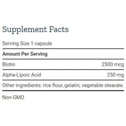 Life Extension Alpha-Lipoic Acid With Biotin Capsules