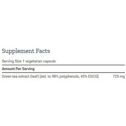 Life Extension Lightly Caffeinated Mega Green Tea Extract Capsules
