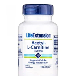 Life Extension Acetyl-L-Carnitine 500 Mg - 100 Vegetarian Capsules