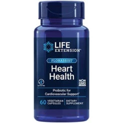 Life Extension FLORASSIST Heart Health - 2.5 Billion CFU Heart Health Support Advanced Probiotics Supplement Pills For Men And Women – Gluten-Free, Non-GMO, Vegetarian – 60 Capsules