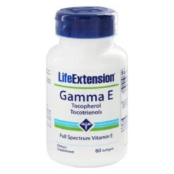 Life Extension Gamma E Tocopherol Tocotrienols Softgels, 60 Ct
