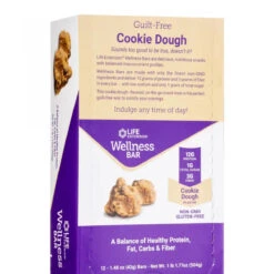 Life Extension Wellness Bar, Cookie Dough Flavor - 1 Box Of 12 Bars