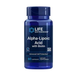 Life Extension Super Alpha Lipoic Acid With Biotin 250mg 60 Capsules