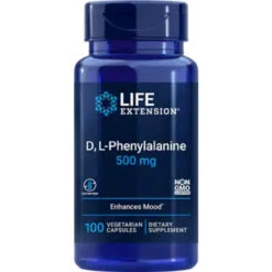 Life Extension D,L-Phenylalanine 500mg 100 Capsules