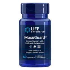 Life Extension MacuGuard Ocular Support W/ Saffron & Astaxanthin 60 Soft Gels