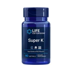 Life Extension Super K W/ Two Forms Of K2+K1 90 Soft Gels
