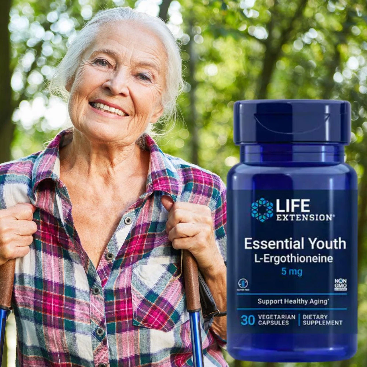 Life Extension Essential Youth L-Ergothioneine 5mg 30ct - Image 3