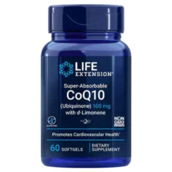 Life Extension Super-Absorbable CoQ10 With D-Limonene 50mg 60 Softgels