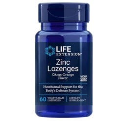 Life Extension Zinc Lozenges Orange Flavor23mg 60 Lozenges