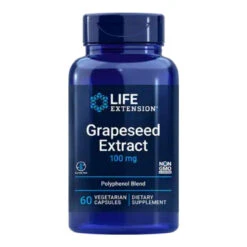 Life Extension Grapeseed Extract With Resveratrol And Pterostilbene 100 Mg, 60 Vegecaps