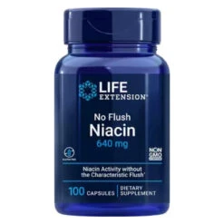 Life Extension No Flush Niacin 640 Mg 100 Caps