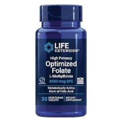 Life Extension High Potency Optimized Folate 8500mcg DFE 30ct