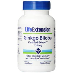 Life Extension Ginkgo Biloba 120mg 365 Capsules