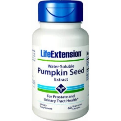 Life Extension Water-Soluble Pumpkin Seed Extract, 60 Vegetarian Capsules