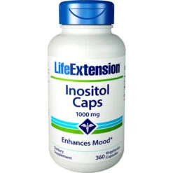 Life Extension Inositol 1000 Mg, 360 Vegetarian Capsules