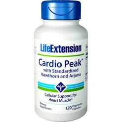 Life Extension Cardio Peak With Standardized Hawthorn And Arjuna, 120 Vegetarian Capsules