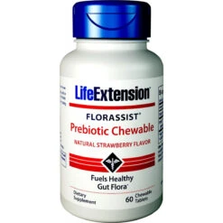 Life Extension Florassist Prebiotic, 60 Chewable Tablets