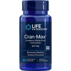 Life Extension Cran-Max 500 Mg, 60 Vegetarian Capsules (package May Vary)
