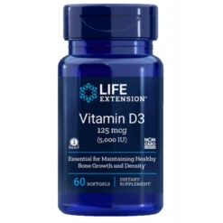 Life Extension Vitamin D3 5000 IU, 60 Softgels - 4-Pak