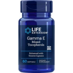 Life Extension Gamma E Tocopherol With Sesame Lignans Softgels, 60 Count