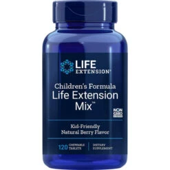 Life Extension Children's Formula Mix 120 Chewable Tablets (Natural Berry Flavor)