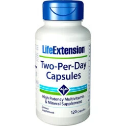 Life Extension Two Per Day High Potency Multivitamin And Mineral Supplement Capsules