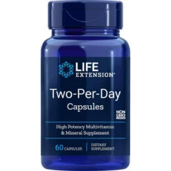 Life Extension Two Per Day (High Potency Multi-Vitamin And Mineral Supplement), 60 Capsules