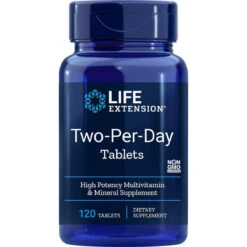 Life Extension Two Per Day (High Potency Multi-Vitamin And Mineral Supplement), 120 Tablets