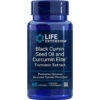 Life Extension Black Cumin Seed Oil And Curcumin Elite Turmeric Extract, 60 Softgels